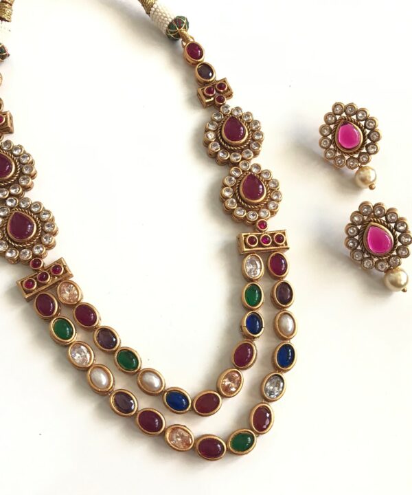 Navratna Heritage Kundan Set
